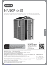 Keter MANOR 4x6S Assembly Instructions Manual
