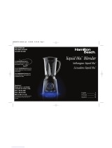 Hamilton Beach 59207 - Liquid Blu 5 Speed Blender Manual de usuario