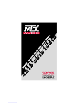 MTX THUNDER 801D El manual del propietario