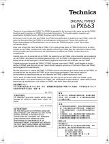 Technics SXPX663 Manual de usuario
