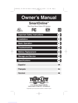 Tripp Lite SmartOnline SU1000RTXL2U Manual de usuario