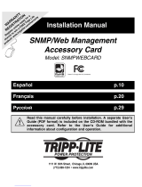 Tripp Lite SNMPWEBCARD Guía de instalación
