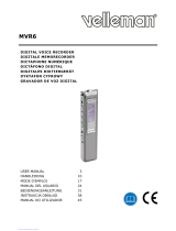 Velleman MVR6 Manual de usuario