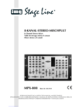 IMG Stage Line MPX-808 Manual de usuario
