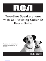 RCA 25204RE1 Manual de usuario