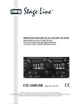 IMG Stage Line CD-340USB Manual de usuario