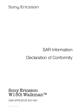 Sony Ericsson W150i Walkman Declaración de conformidad