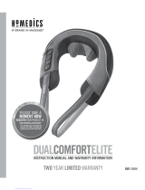 HoMedics NMS-380H Instruction Manual And  Warranty Information