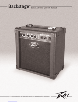 Peavey Backstage 2004 Guitar Amplifier Manual de usuario