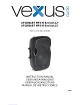 Vexus Audio AP1500ABT Manual de usuario