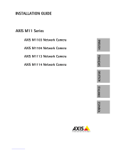 Axis Communications M1114 Manual de usuario