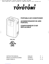 Toyotomi TAD-T38J Manual de usuario