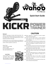 Wahoo KICKR Power Trainer Guía de inicio rápido