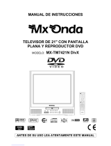 MX Onda MX-TM7421N DivX Instrucciones de operación