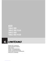 Unitekno TABLE 900 Manual de usuario