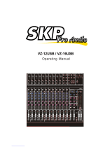 SKP Pro Audio VZ-12USB Instrucciones de operación