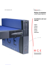 MGE UPS Systems PULSAR EVOLUTION 3000 XL Manual de usuario