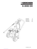 Kärcher G 2650 OH Manual de usuario