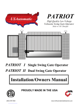 USAutomatic Patriot II Installation & Owner's Manual