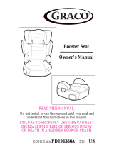 Graco Car Booster Seat Manual de usuario