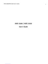 Axis 5500 Manual de usuario