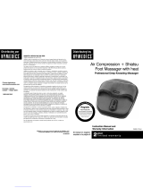 HoMedics FMS-275H Instruction Manual And  Warranty Information