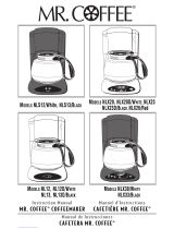 Mr. Coffee NLX30/WHITE Manual de usuario