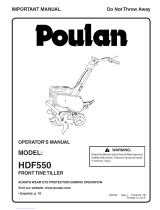 Poulan Pro HDF550 Manual de usuario