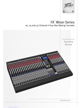 Peavey FX Mixer Series Manual de usuario