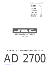 jbc AD 2700 Manual de usuario