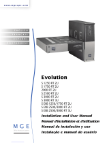 MGE UPS Systems S EXB 1250 RT 2U Manual de usuario