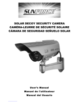 Sunforce SOLAR DECOY SECURITY CAMERA Manual de usuario