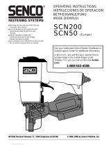 Senco SCN50 Operating Instructions Manual