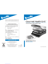 Breville Gourmet Health Grill TG400XL Instructions For Use And Recipe Book