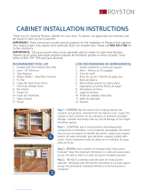 Royston Cabinet Guía de instalación
