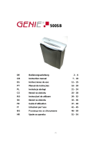 Genie 500SB Manual de usuario