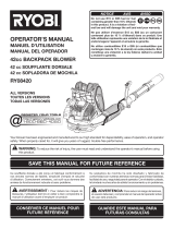 Ryobi RY08420 Manual de usuario