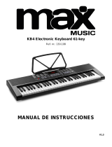 MaxMusicKB4 Electronic Keyboard 61-key