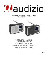 audizio Parma Portable DAB+ Radio El manual del propietario