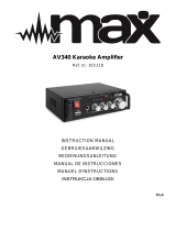 MaxMusic AV340 El manual del propietario
