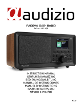 audizio Padova DAB+ Radio Wood El manual del propietario
