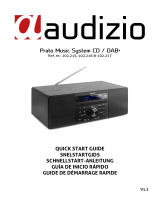 audizio Prato All-in-One Music System CD/DAB+ Guía de inicio rápido