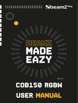 Beamz Pro COB150RGBW El manual del propietario