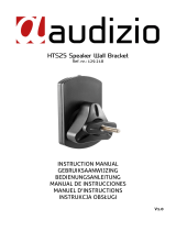 audizio HTS25 Speaker Wall Bracket El manual del propietario