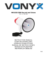 Vonyx MEG020 El manual del propietario