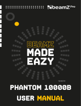 Beamz Pro Phantom 10000B Pure Diode laser RGB El manual del propietario