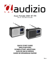 audizio Anzio Portable DAB+ Radio Guía de inicio rápido
