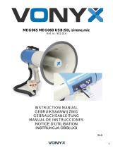 Vonyx MEG065 El manual del propietario