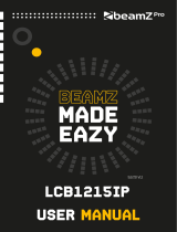 Beamz Pro LCB1215IP El manual del propietario