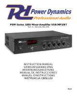 Power Dynamics PDM45 El manual del propietario